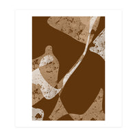Brown Abstract Minimalist (Print Only)