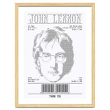 Receipt Art John Lennon thumbnail