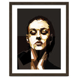 Monica Bellucci Hollywood Actress Retro Style Geometric Illustration thumbnail