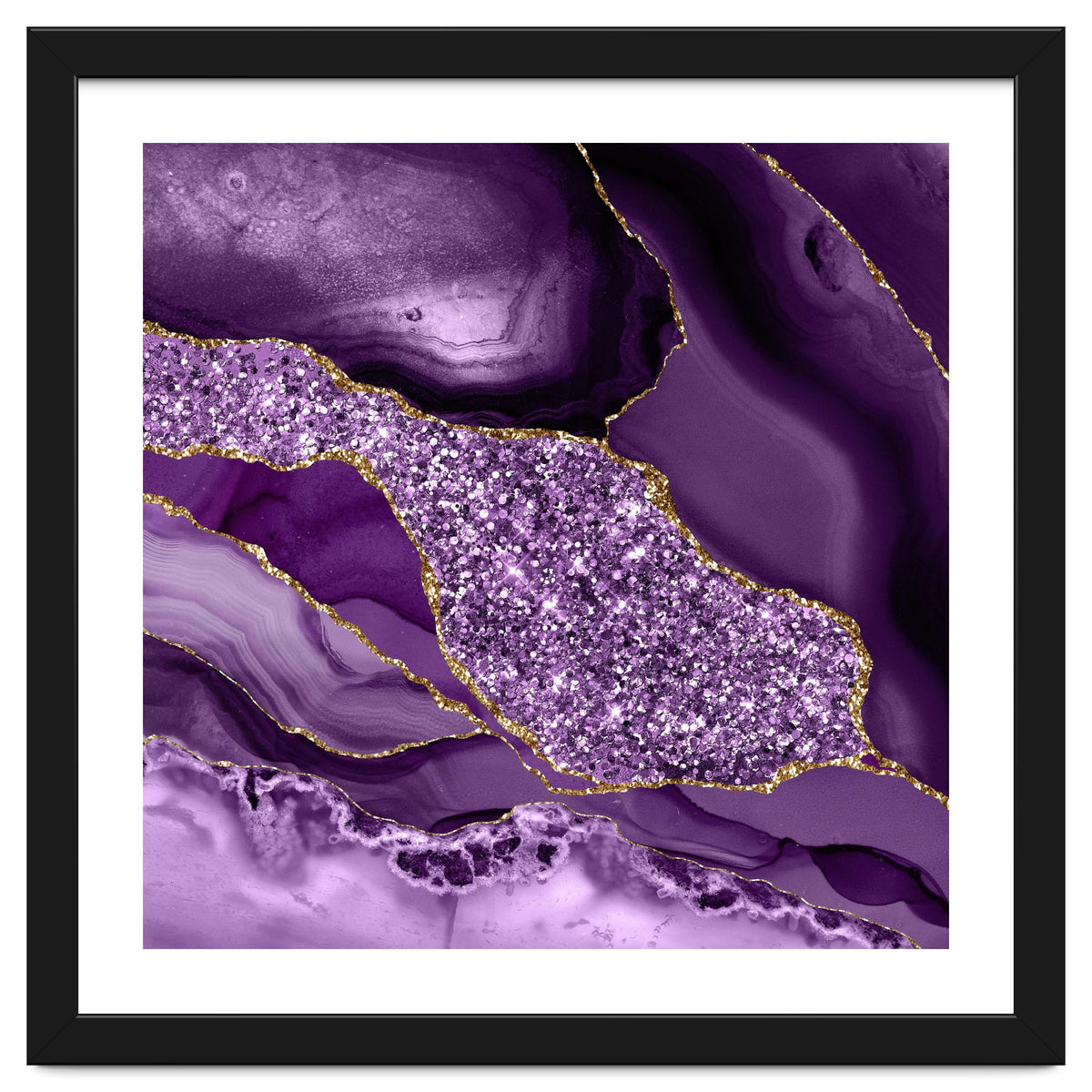 Agate Glitter Ocean Texture 03