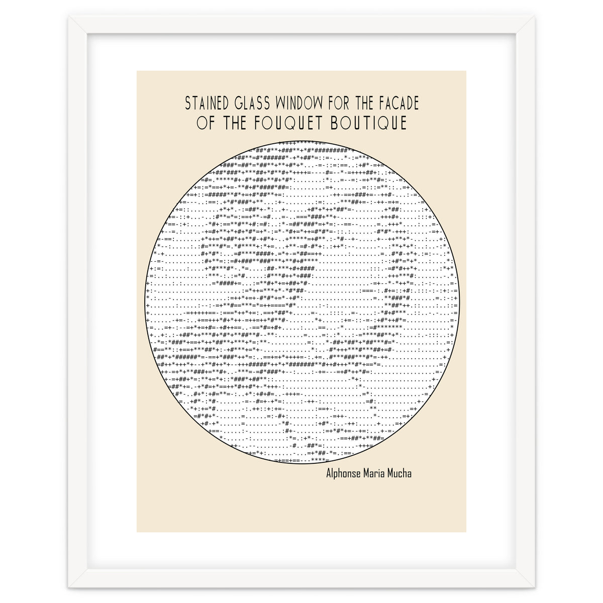 Stained Glass Window (ascii Art)