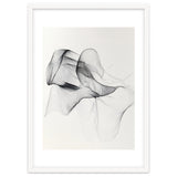 Abstract Black And White Flowing Lines Art thumbnail