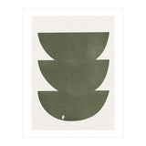 GREEN WATERCOLOR SHAPES NO.3 (Print Only) thumbnail