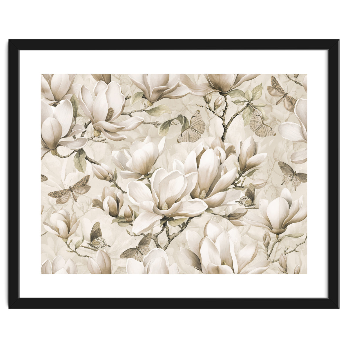 Magnolia And Butterfly Cream
