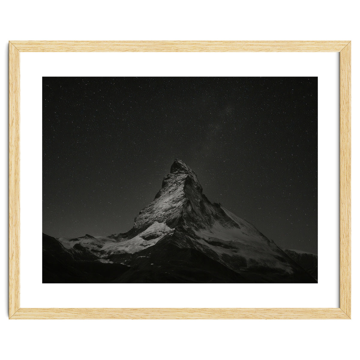 Matterhorn Switzerland Starry Night Mountain Photography