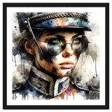 Watercolor Napoleonic Soldier Woman #5 thumbnail