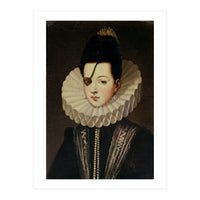 'Ana de Mendoza, Princess of Eboli', 16th century. ALONSO SANCHEZ COELLO. PASTRANA DUQUESA DE. (Print Only)