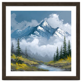 Majestic Peaks in Morning Mist thumbnail