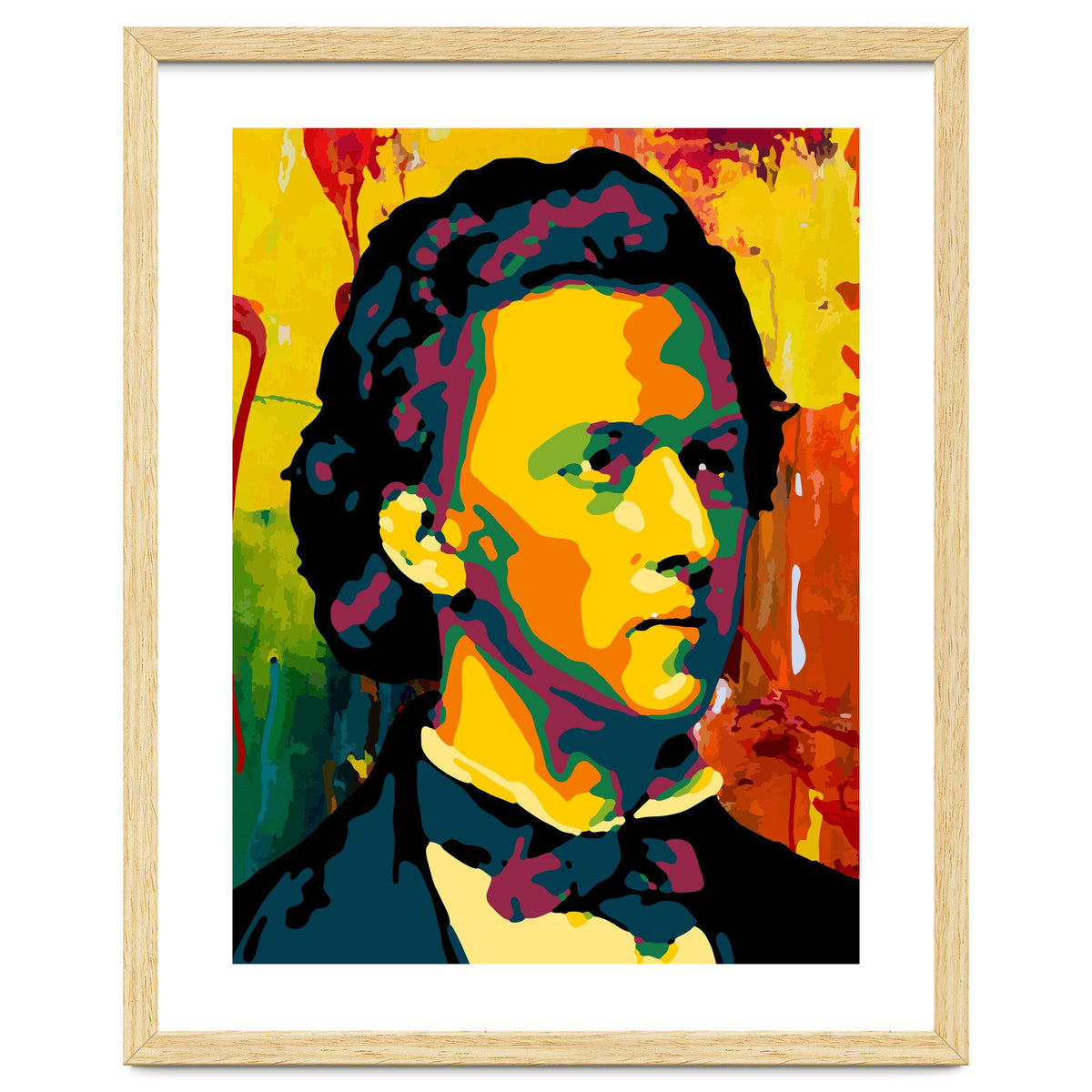 Frederic Chopin Abstract Art