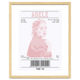 Receipt Art Adele Red thumbnail