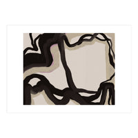 Time oil painting abstract (Print Only)