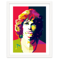 Jim Morrison Legendary Rock Pop Art WPAP