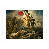 Eugène Delacroix / 'Liberty Leading the People', 1830, Oil on canvas, 260 x 325 cm. Eugne Delacroix. (Print Only) thumbnail