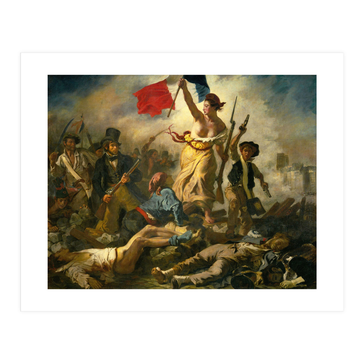 Eugène Delacroix / 'Liberty Leading the People', 1830, Oil