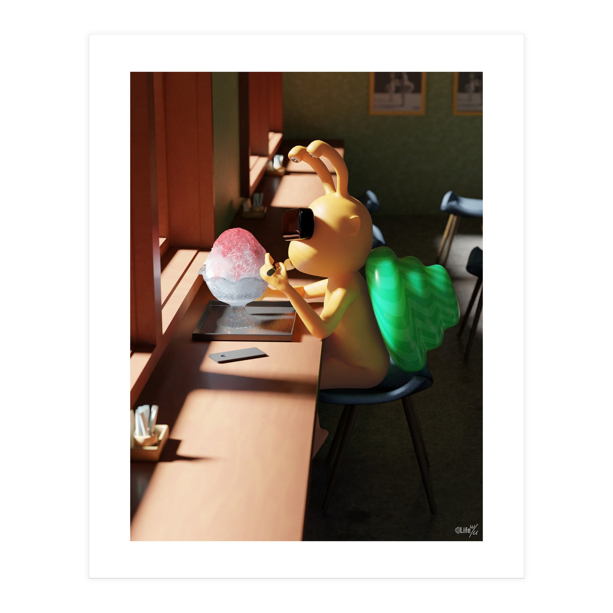 Kakigoori - Japanese Shaved Ice (Lwuba 044 Shaved Ice) (Print Only)