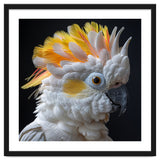 Close Up Of A Cockatoo Parrot With Yellow Crest thumbnail