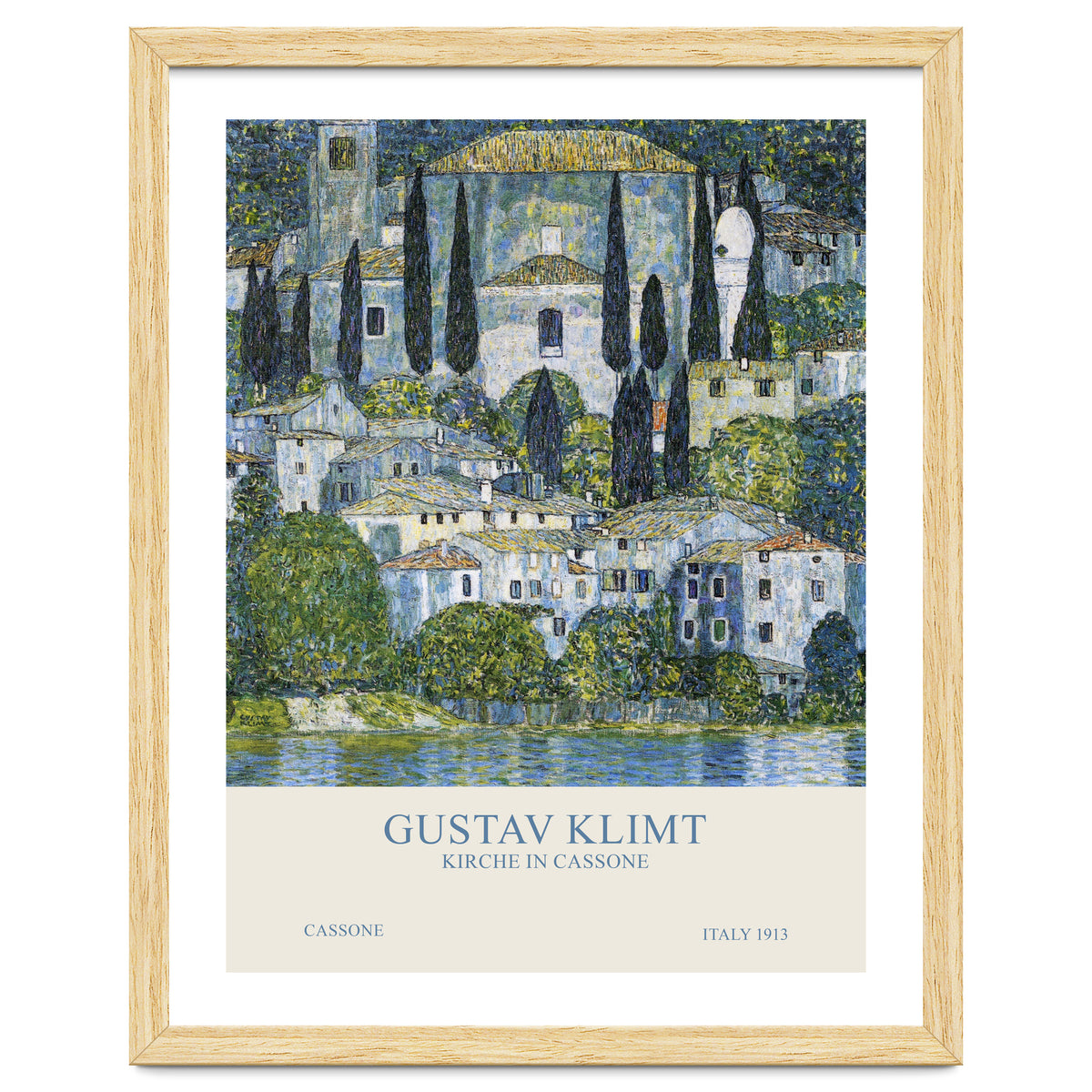 Gustav Klimt - Kirche in Cassone