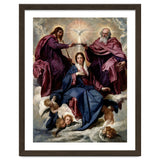 'The Coronation of the Virgin', ca. 1635, Spanish School, Oil on canvas, 176 cm x 124 cm, P01168. thumbnail