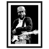 Willie King American Blues Musician in Grayscale thumbnail