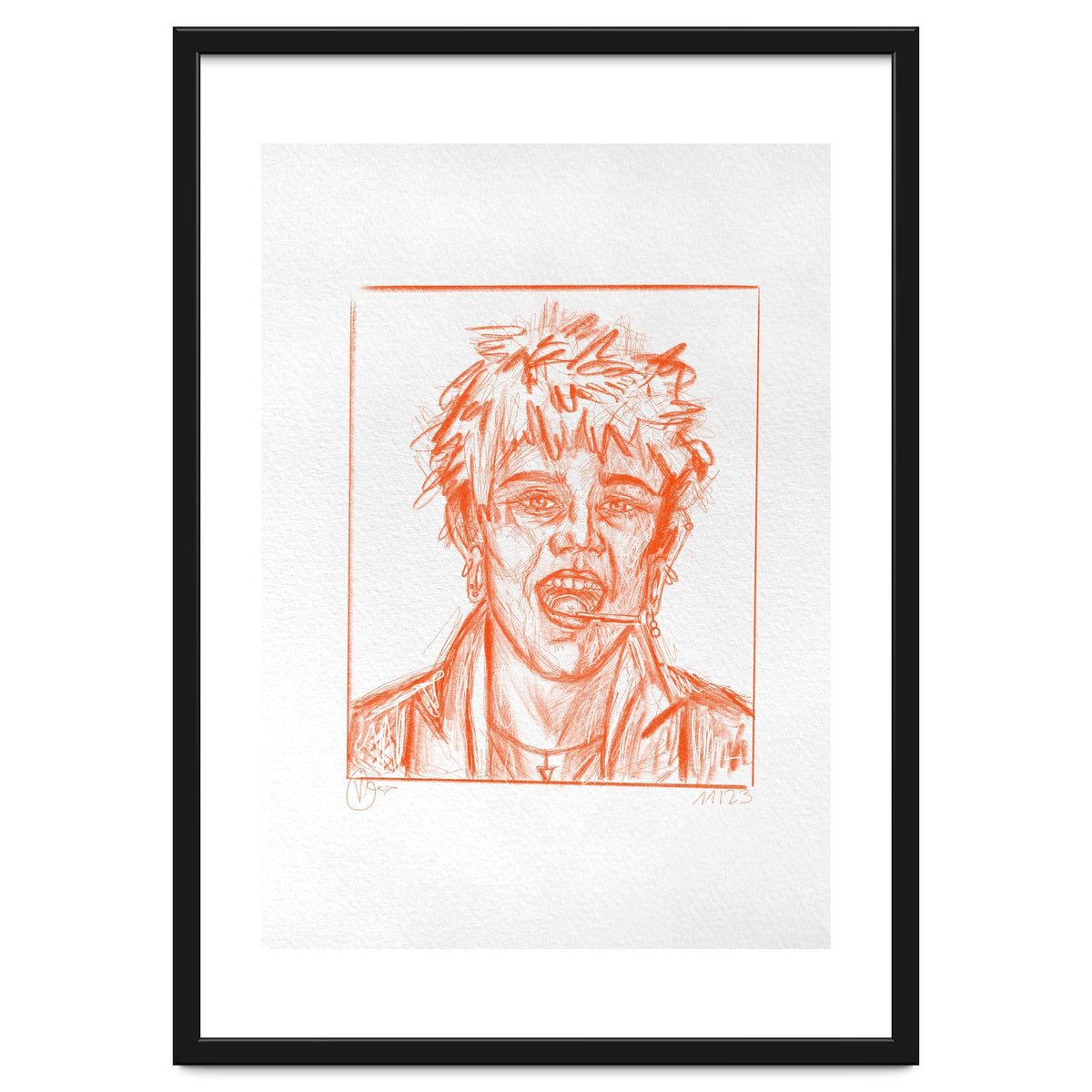 süßsaurer lollipop