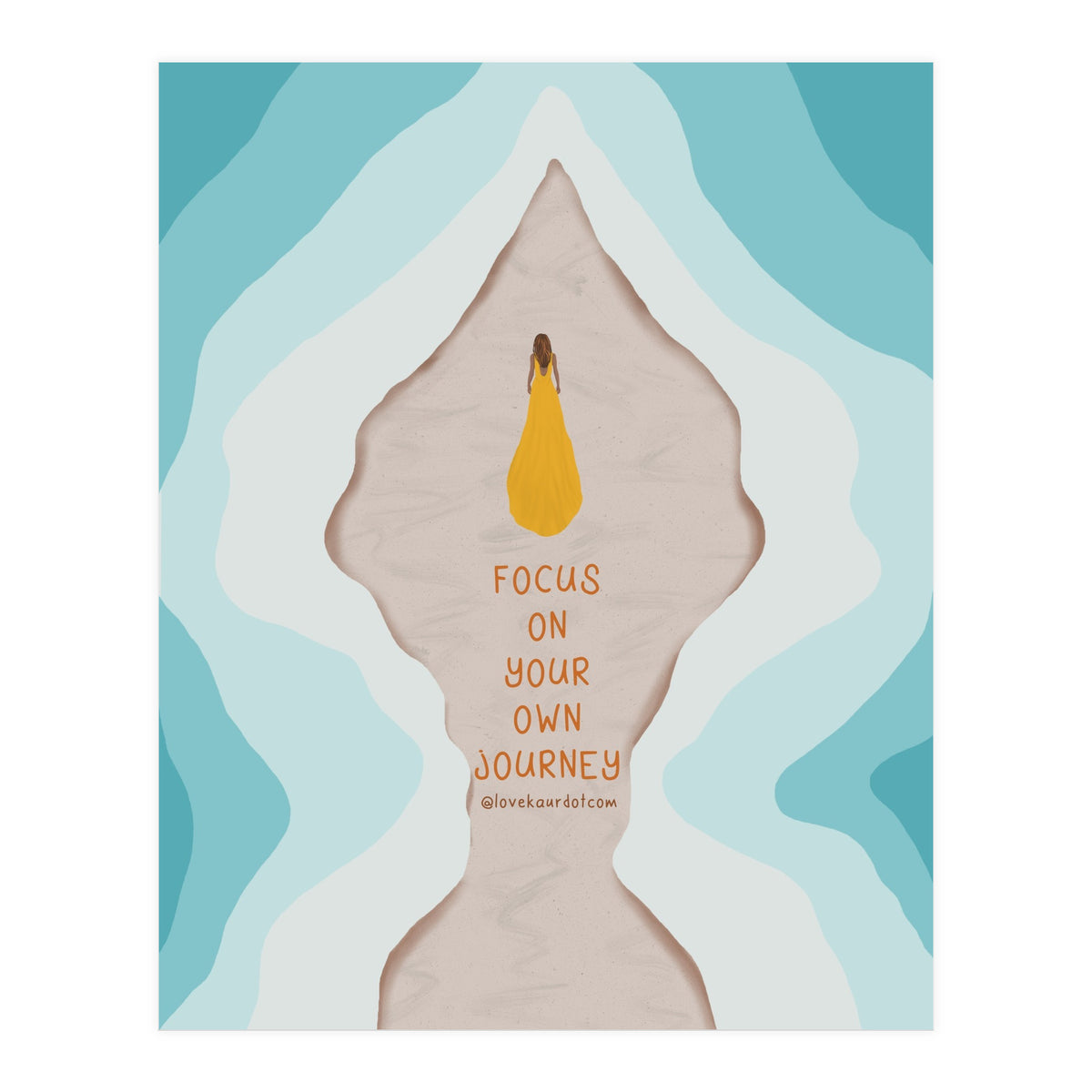 Focus On Your Own Journey (Print Only)