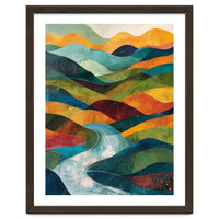 Abstract Rolling Hills Landscape