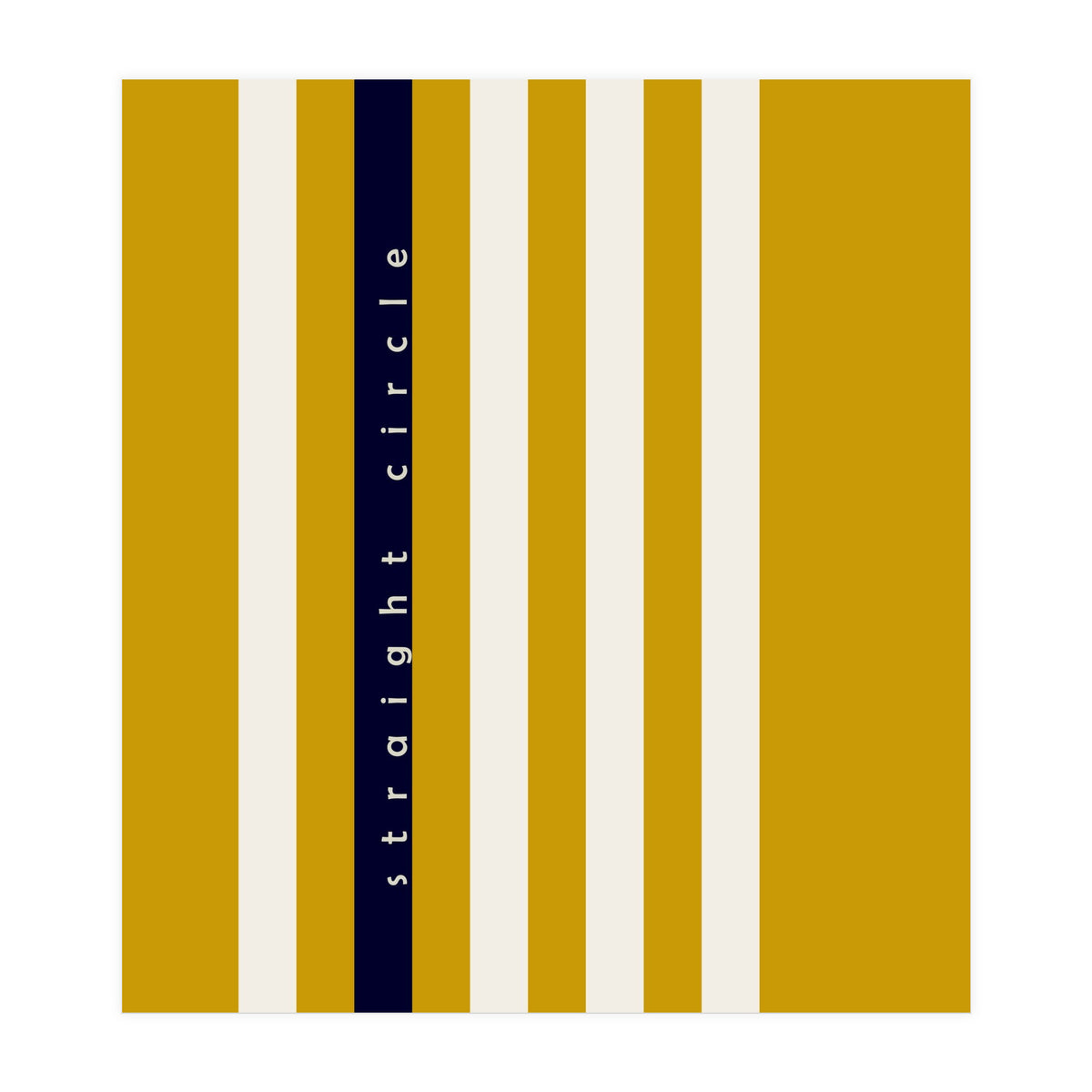 expectant iteration straight circle (Print Only)