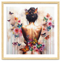 Butterfly Garden Back Portrait