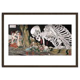Utagawa Kuniyoshi – Mitsukuni Defying the Skeleton Specter (1910) | Dramatic Japanese Ukiyo-e Masterpiece thumbnail