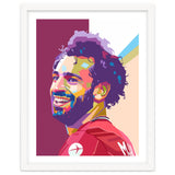 Mohamed Salah pop art portrait thumbnail