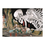 Utagawa Kuniyoshi – Mitsukuni Defying the Skeleton Specter (1910) | Dramatic Japanese Ukiyo-e Masterpiece (Print Only) thumbnail