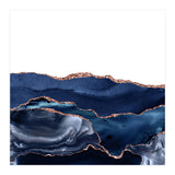 Navy & Rose Gold Agate Texture 21 (Print Only) thumbnail