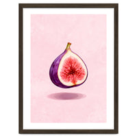 Fresh Figs, Watercolor Fruit, Mediterranean Still Life