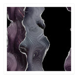Black & Silver Glitter Agate Texture 02  (Print Only) thumbnail