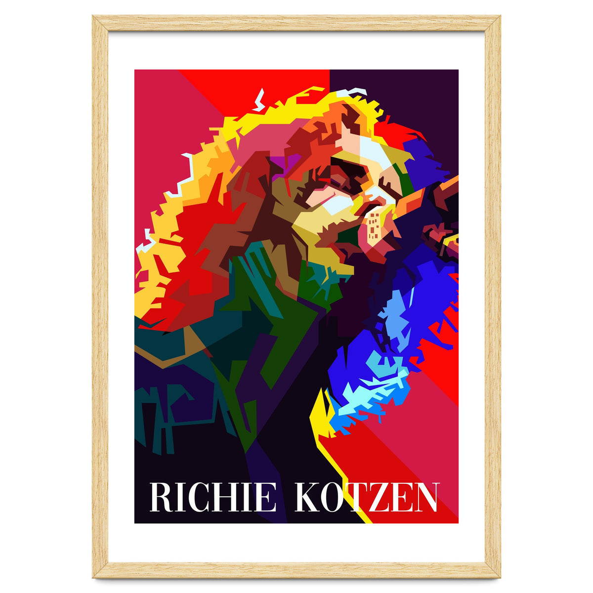Richie Kotzen American Guitarist Singer Pop Art WPAP