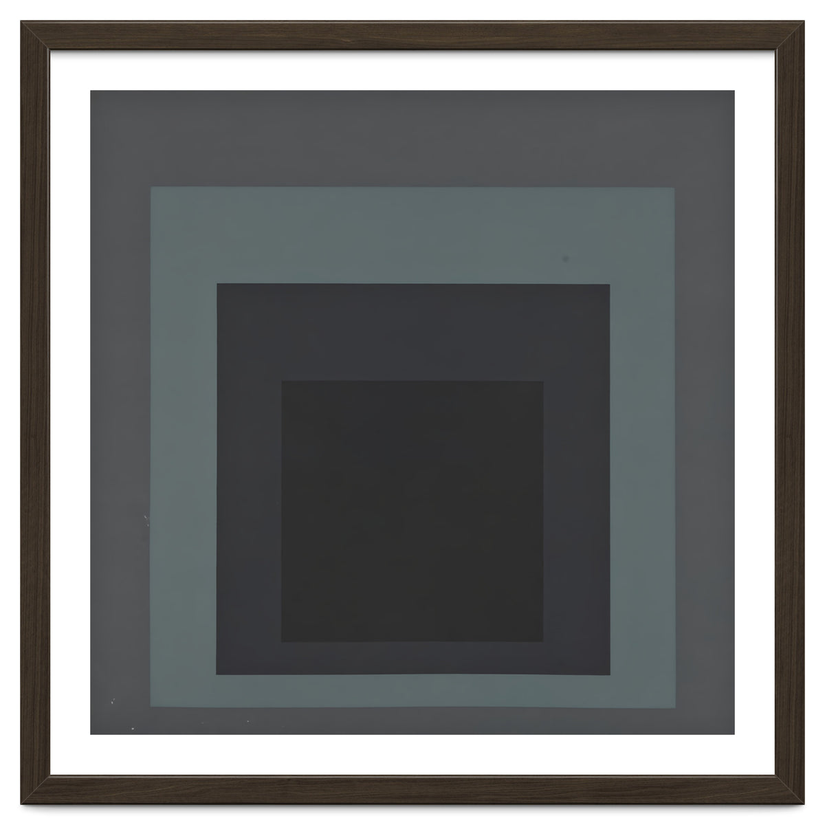 JOSEF ALBERS - HOMAGE TO THE SQUARE BLACK GREY