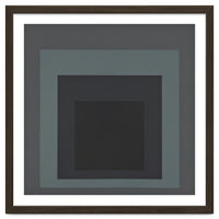 JOSEF ALBERS - HOMAGE TO THE SQUARE BLACK GREY