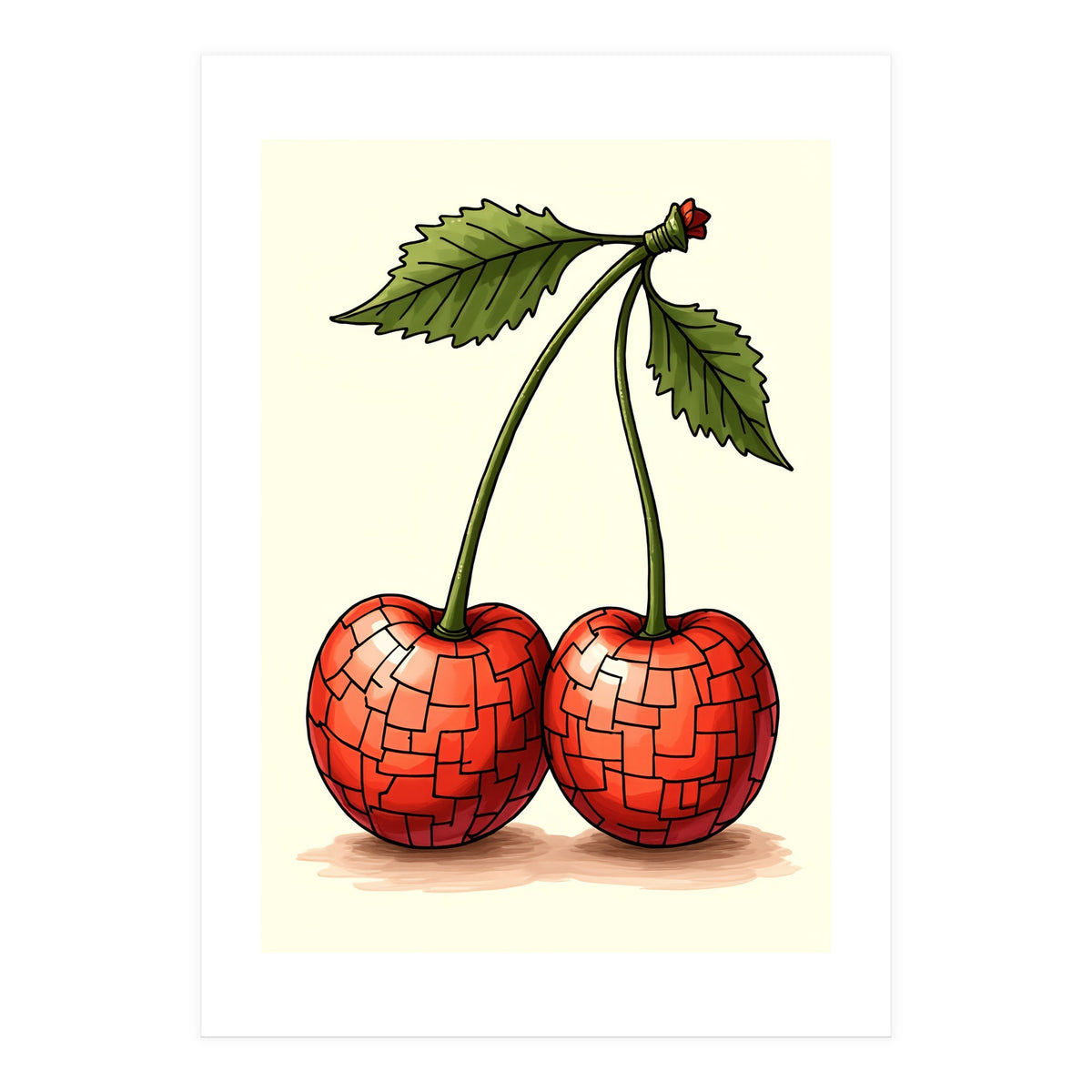 Cherry Contemporary (Print Only)