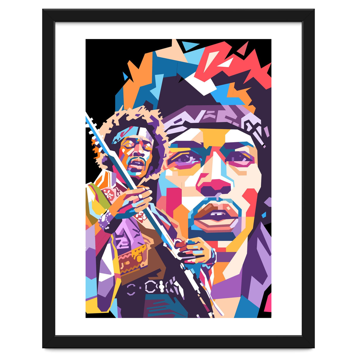 Jimi Hendrix wpap art
