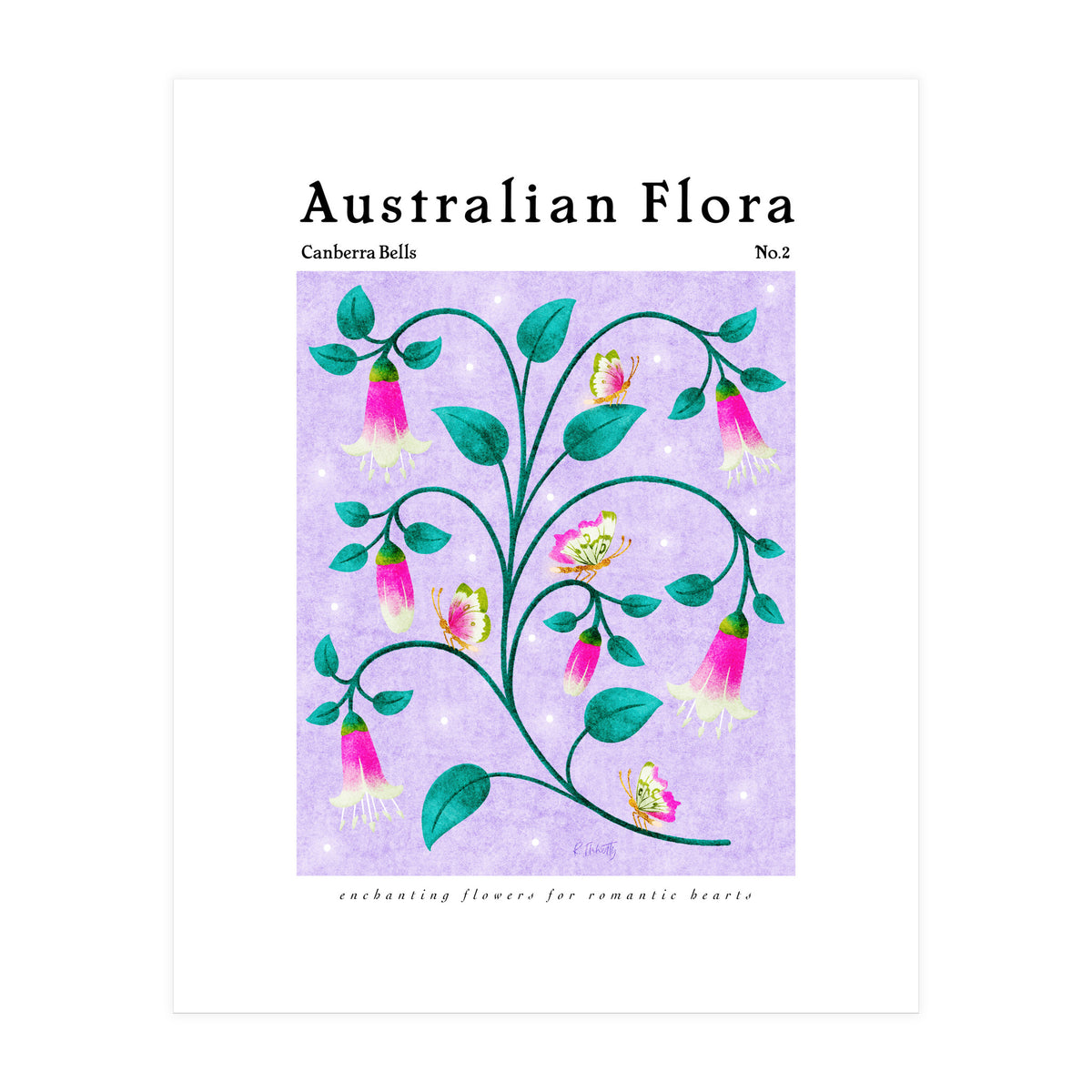 Australian Flora: Canberra Bells (Print Only)
