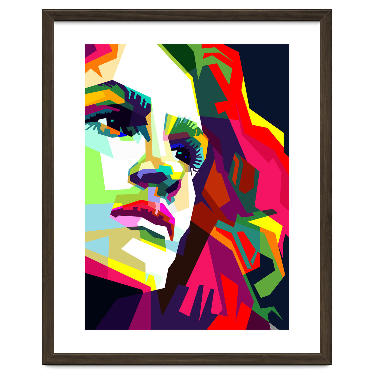 Julia Roberts Movie Actress Pop Art WPAP