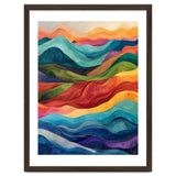 Abstract Rainbow Wave Landscape thumbnail