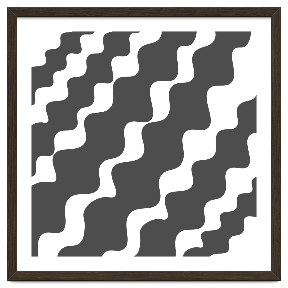Grey Wavy Pattern