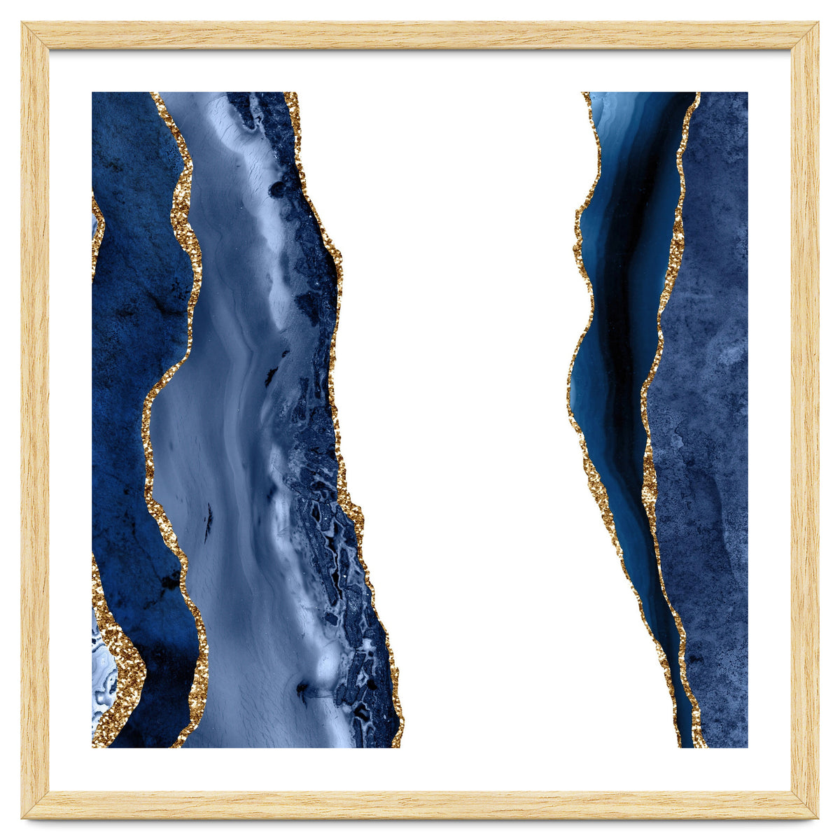 Navy & Gold Agate Texture 28