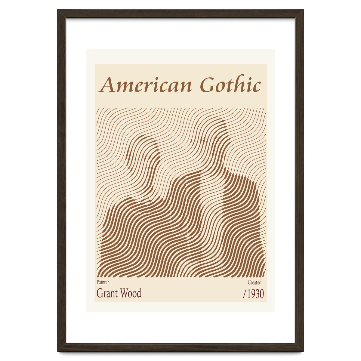 American Gothic – Grant Wood (1930)