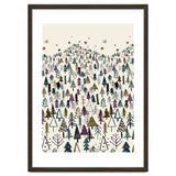 Mountain Forest Trees Winter thumbnail