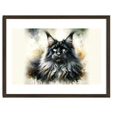 Majestic Long Haired Cat Portrait thumbnail