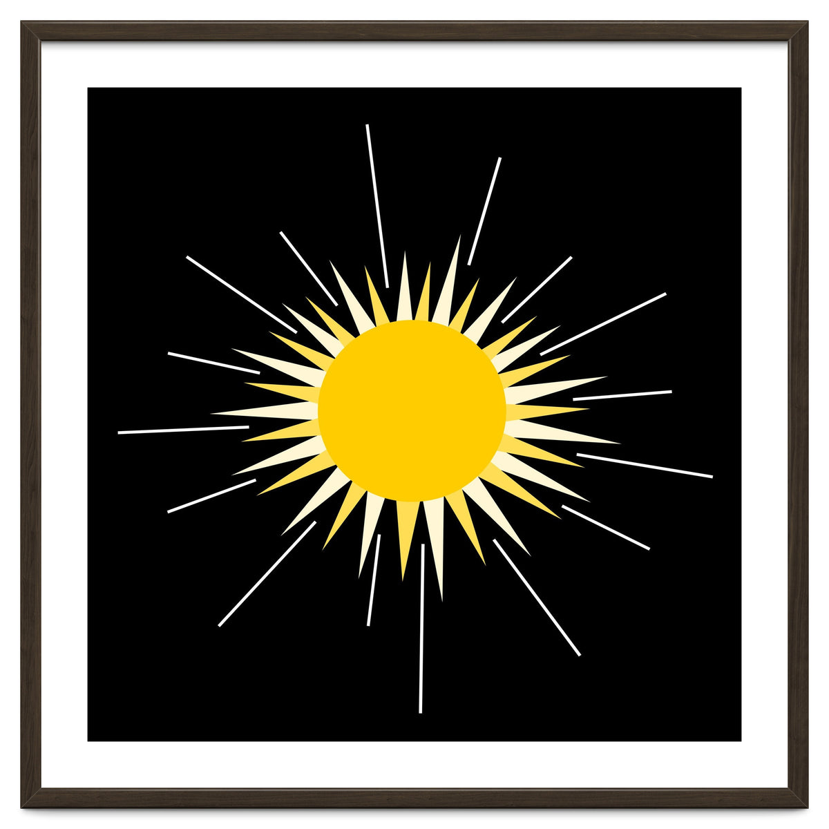 Yellow Bright Radiant Shinning Sun