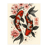Koi fish Japanese (Print Only) thumbnail
