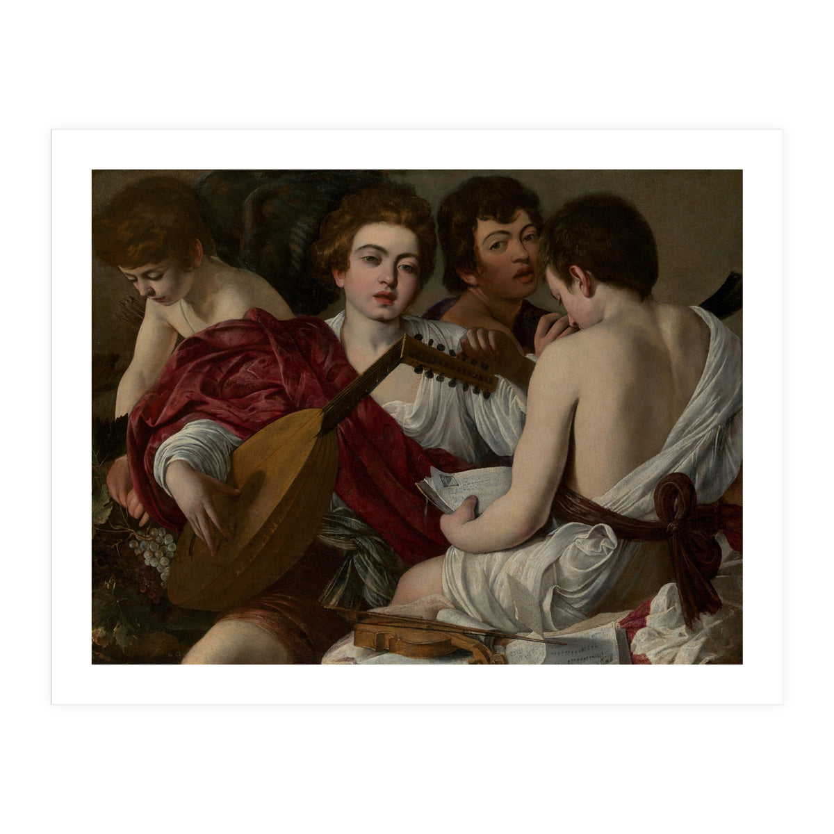 Caravaggio – The Musicians (c.1595) (Print Only)